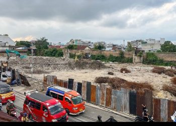 Proses Perobohan Gedung IV Pasar Horas di Jalan Merdeka Pematangsiantar hampir Tuntas Di hari kerja Ke - 17,  Progres Perobohan Sudah Mencapai 95 Persen.