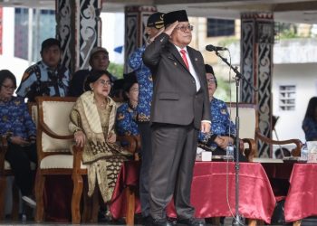 Wali Kota Pematangsiantar Wesly Silalahi, SH, MKn bertindak Sebagai Inspektur Upacara Peringatan Hari Sumpah Pemuda Ke - 97 Tahun 2025.