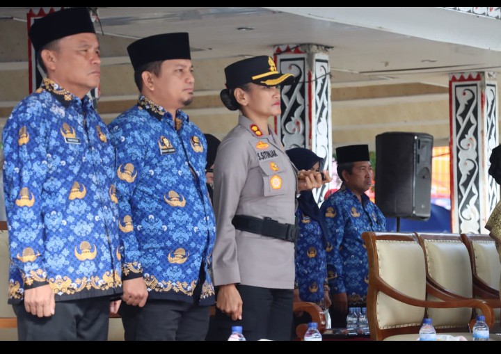 Kapolres Pematangsiantar Hadiri Peringatan Hari Sumpah Pemuda Ke - 97 Kota Pematangsiantar Tahun 2025.