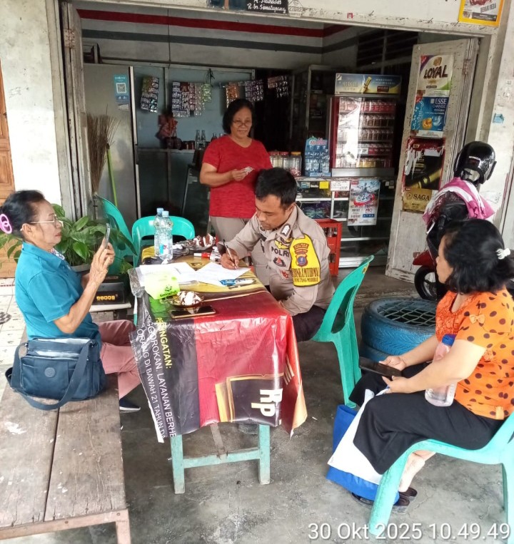 Polsek Siantar Marihat Mediasi Permasalahan Warga Binaan di Jalan Melanthon Siregar.