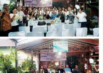 Teks Foto : Foto Bersama Dalam Acara Penutupan LPK Yuni Phea & Sambutan Sekcam Siantar Selatan.