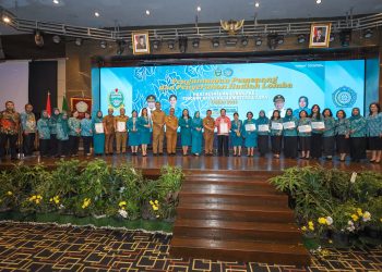 Ketua TP PKK Kota Pematangsiantar Ny Liswati Wesly Silalahi Hadiri Pengumuman & Penyerahan Hadiah Lomba Dalam Rangka Hari Kesatuan Gerak (HKG) PKK Tingkat Provinsi Sumut Tahun 2025.