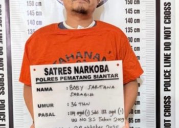 Pria Asal Simalungun Diamanakan Polres Pematangsiantar Di Hotel, Miliki Sabu 4,47 Gram.