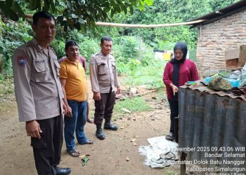 Polsek Serbalawan Tangkap Pelaku Pencurian Handphone, Warga Berhasil Kepung Tersangka.