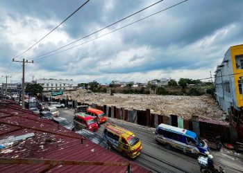 Proses Perobohan Gedung IV Pasar Horas di Jalan Merdeka Kota Pematangsiantar, Sabtu ( 01 / 11 / 2025 ) Memasuki Hari Ke - 22.