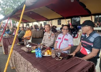 Polres Pematangsiantar Hadiri Penutupan Turnamen Bola Voli Antar Pelajar HUT Ke - 80 Korps Brimob Polri Tahun 2025.