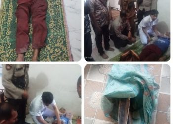 Respon Cepat Polsek Tanah Jawa Tangani Penemuan Mayat Warga Mariah Jambi, Diduga Meninggal Akibat Penyakit.