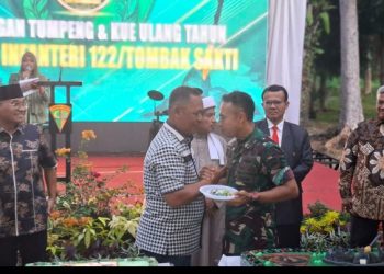 Kapolres Simalungun Hadiri Syukuran HUT Ke - 61 Yonif 122/Tombak Sakti, Perkuat Sinergitas TNI-Polri.