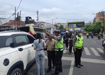 Polres Pematangsiantar Gelar Razia Gabungan Kepatuhan PKB Tahun 2025.