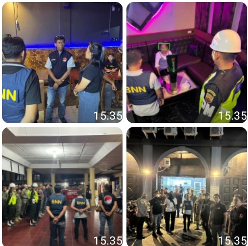 Cegah Penyalahgunaan Narkoba, Polres Pematangsiantar Razia Tempat Hiburan Malam.