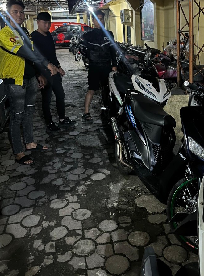 Timsus Dayok Mirah Polres Pemarangsiantar Respon Cepat Gagalkan Balap Liar, Dua Sepedamotor Knalpot Brong Diamankan.