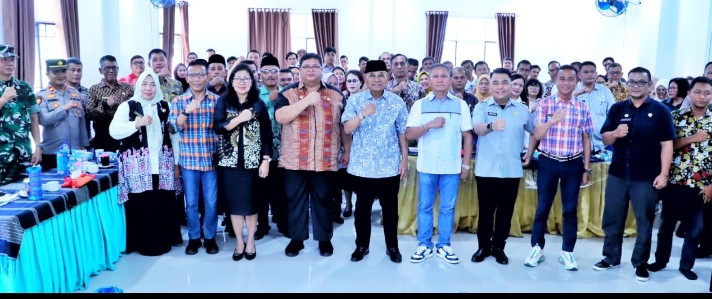 Pimpin Rakor Pemerintah, Bupati Simalungun Tekankan Pentingnya Sinergi Antar Perangkat Daerah.