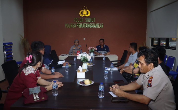 Kapolres Pematangsiantar Pimpin Rakor Dengan Supplier SPPG.