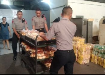 Polsek Siantar Utara Dampingi Siswa Latja SPN Hinai Polda Sumut Bantu Masyarakat.