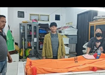 Polsek Siantar Martoba TKP Temuan Mayat di Gubuk Kosong.