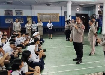 Pendaftaran SMA KTB Telah Dibuka, Kabag SDM Polres Pematangsiantar Sosialisasikan Di Sekolah.