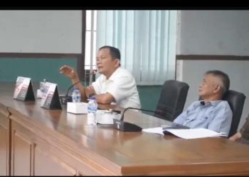 Wakil Ketua DPRD Kota Pematangsiantar Ir. Daud Simanjuntak Hadiri Rapat Bapemperda  Pembahasan Ranperda tentang Perlindungan Tenaga Kerja Lokal (TKL).