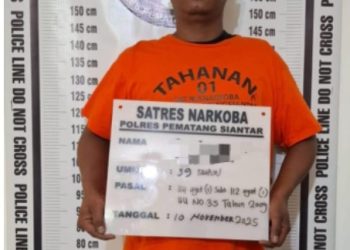 Polres Pematangsiantar Berhasil Ungkap Pemilik 10 Butir Ektasi di Jalan SM. Raja.