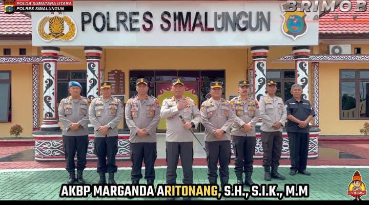 Kapolres Simalungun Ucapkan Selamat HUT Ke - 80 Korps Brimob Polri, Harap Personel Tetap Semangat Jaga Kemanusiaan & Persatuan Bangsa.