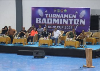 AKBP Sah Udur Sitinjak Hadir Tutup Turnamen Badminton Koni Cup Tahun 2025.