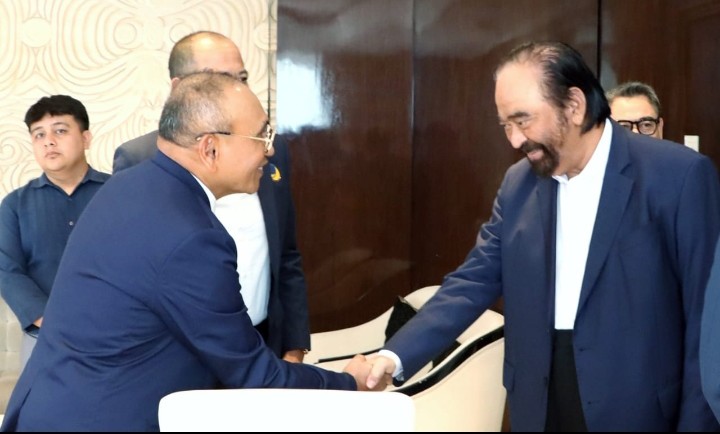 Bupati Simalungun Hadiri NasDem Eksekutif Forum di DPP NasDem.