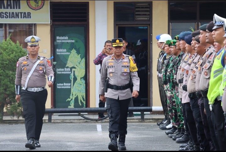 Ops Zebra Toba 2025 Dimulai, Pematangsiantar Apel Gelar Pasukan.