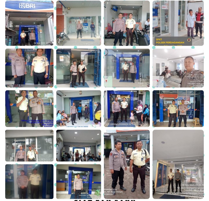 Polres Simalungun Utamakan Pelayanan Humanis : Sat Pam Obvit Laksanakan Pengamanan Objek Vital, Wisata & Perbankan Demi Kenyamanan Masyarakat.