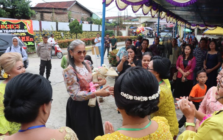 Kapolres Pematangsiantar Hadiri Perayaan Tahun Transformasi HKBP Parsaoran Nauli Tahun 2025.