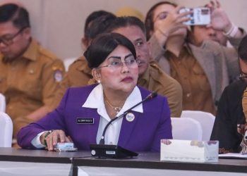 Ketua TP PKK Sekaligus Ketua Tim Pembina Posyandu Kota Pematangsiantar Ny Liswati Wesly Silalahi Ikuti Rapat Koordinasi Daerah (Rakorda) Tim Pembina Posyandu Sumut.