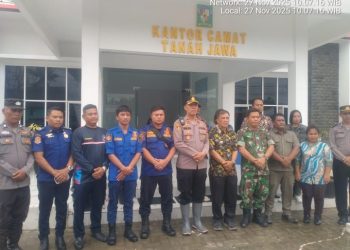 Antisipasi Musim Hujan, Forkopincam Tanah Jawa Gelar Rapat Siaga Bencana.