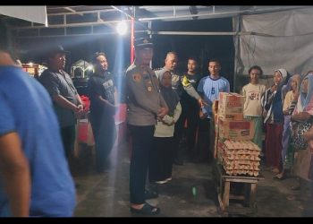 Polsek Bosar Maligas Resor Simalungun Sigap Hadapi Banjir, Warga Terima Bantuan Sembako & Evakuasi Aman.