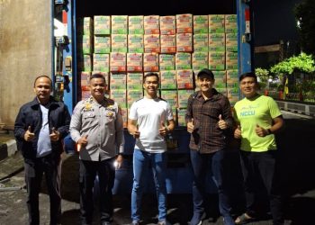 Polres Pematangsiantar Kirim Bantuan Kepada Korban Bencana Alam.