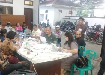 Rapat Panitia Natal Perdana Umat Katolik Bersama Pemuda Katolik Pematangsiantar.