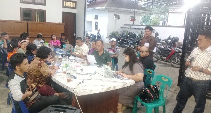 Rapat Panitia Natal Perdana Umat Katolik Bersama Pemuda Katolik Pematangsiantar.