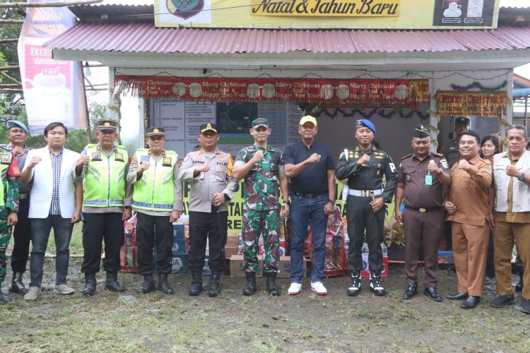Forkopimda Simalungun Turun Langsung Cek 10 Pos Nataru, Beri Semangat Personel di Lapangan.