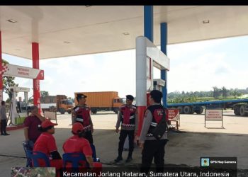 Cegah Antrean Ricuh di SPBU, Polres Simalungun Gelar Patroli Presisi.