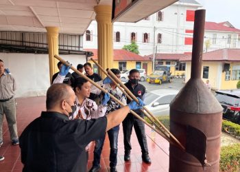 Polres Pematangsiantar Musnahkan Barang Bukti Ganja 12,95 Gram.