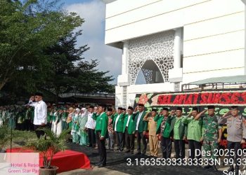 Polres Simalungun Kawal Hikmat Upacara Milad Ke - 95 Al Washliyah di Perdagangan, Dihadiri Bupati & Sejumlah Tokoh Daerah.