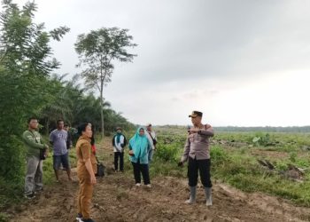 Dari Balik Seragam ke Ladang : Kapolsek Tanah Jawa Dukung Ketahanan Pangan Dengan Menanam Jagung.