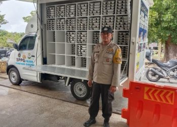Polsek Siantar Timur Monitoring Distribusi Makanan Bergizi Gratis di UPTD SMP Negeri 1.