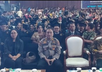 Polres Pematangsiantar Hadiri Dies Natalis ke - 8 & Wisuda VII Periode II Tahun 2025 UHKBPNP.