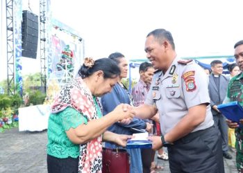 Rayakan Natal Bersama, Kapolres Simalungun Hadiri Perayaan Natal Pemkab, Perkuat Kerukunan Umat Beragama di Bumi Habinsaran.