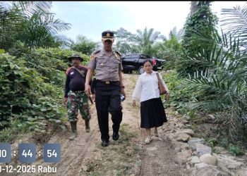 Polsek Tanah Jawa Gerebek Lokasi Tambang Ilegal di Kebun PTPN IV Balimbingan.