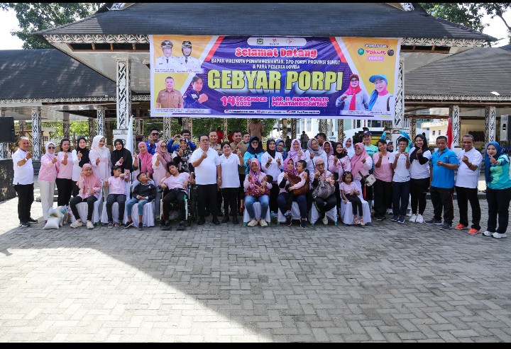 Wali Kota Pematangsiantar Wesly Silalahi, SH, MKn Hadiri Acara Gebyar PORPI 2025 Kota Pematangsiantar.