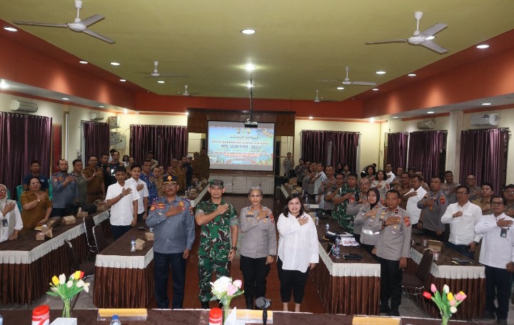 Kapolres Pematangsiantar Pimpin Rakor Lintas Sektoral Ops Lilin Toba Tahun 2025.