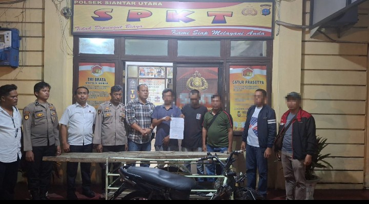 Polsek Siantar Utara Selesaikan Dugaan Pencurian Besi Dengan Restorative Justice.