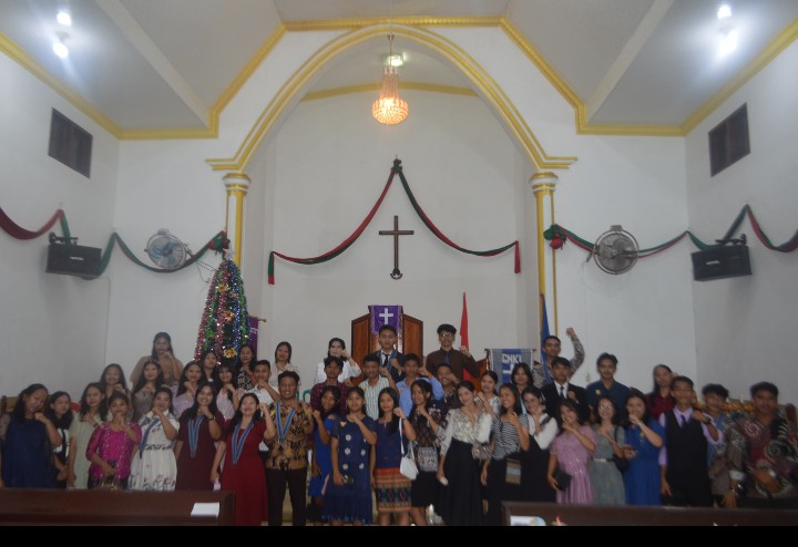 GMKI Pematangsiantar-Simalungun Menggelar Perayaan Natal di Gereja HKBP SYALOM Pematangsiantar.
