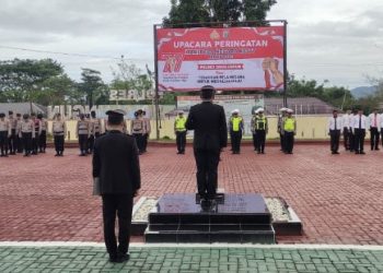 Polres Simalungun Gelar Upacara Hari Bela Negara Ke - 77, Kapolres : Wujudkan Semangat Bela Negara dalam Tindakan Nyata.