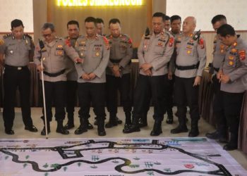 Polres Simalungun Gelar TFG Simulasi Operasi Lilin Toba 2025, Pastikan Nataru Aman & Nyaman.