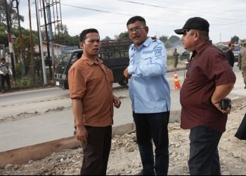 Wali Kota Pematangsiantar Wesly Silalahi, SH, MKn Diwakili Sekda Junaedi Antonius Sitanggang, SSTP, MSi & Sejumlah Pimpinan OPD Tinjau Langsung Berbagai Lokasi Outer Ring Road.